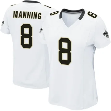 Women's Nike New Orleans Saints Archie Manning White Jersey - Game