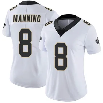 Women's Nike New Orleans Saints Archie Manning White Vapor Untouchable Jersey - Limited