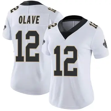 Nike Men's New Orleans Saints Chris Olave #12 Black Game Jersey