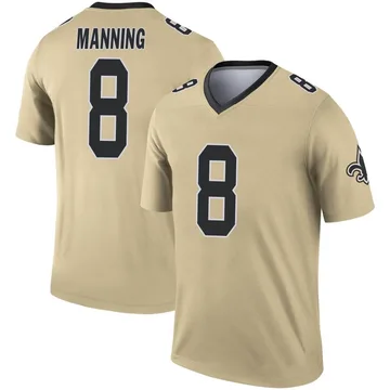 Youth Nike New Orleans Saints Archie Manning Gold Inverted Jersey - Legend