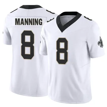 Youth Nike New Orleans Saints Archie Manning White Vapor F.U.S.E. Jersey - Limited