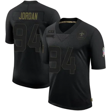 Nike Men's New Orleans Saints Cameron Jordan #94 Black Game Jersey