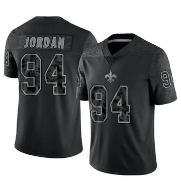 New Orleans Saints #94 Cameron Jordan White Color Rush Limited Jersey -  Light Up Thursday Night