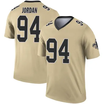 Nike Men's New Orleans Saints Cameron Jordan #94 Black Game Jersey