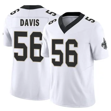 New Orleans Saints #56 Demario Davis Jersey St. Patricks Day Kelly Green  Lucky - Men - Bluefink