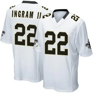 New Orleans Saints Mark Ingram #28 Stitched Jersey Mens Size 50 White  Reebok