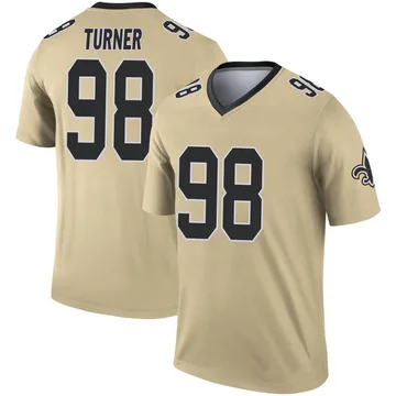 Women's Nike Payton Turner Black New Orleans Saints Game Jersey