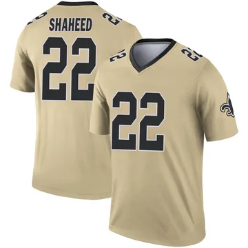 Women's New Orleans Saints Rashid Shaheed Nike Black Game Player Jersey