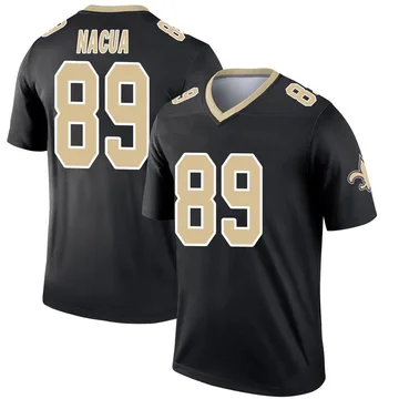 Youth Nike New Orleans Saints Samson Nacua Black Jersey - Legend