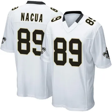 Youth Nike New Orleans Saints Samson Nacua White Jersey - Game