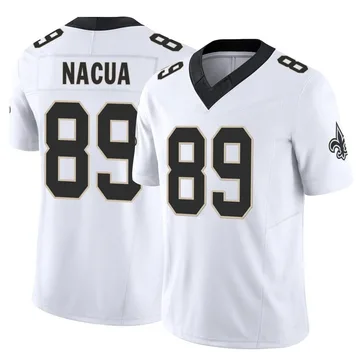 Youth Nike New Orleans Saints Samson Nacua White Vapor F.U.S.E. Jersey - Limited