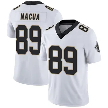 Youth Nike New Orleans Saints Samson Nacua White Vapor Untouchable Jersey - Limited