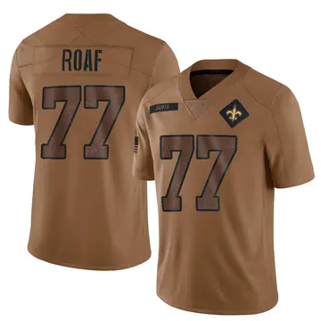 Nike New Orleans Saints No77 Willie Roaf Black Men's Stitched NFL Limited 2016 Salute To Service Jersey